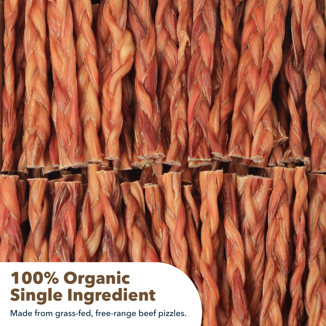 6" Thin Braided Bulk Bully Sticks-3