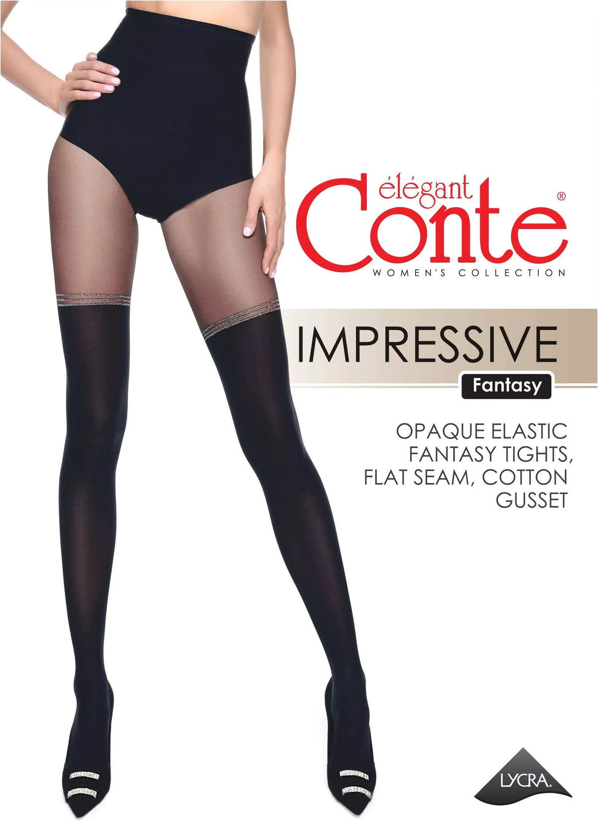 Fantasy Tights Conte Impressive - Imitation of Knee-Highs