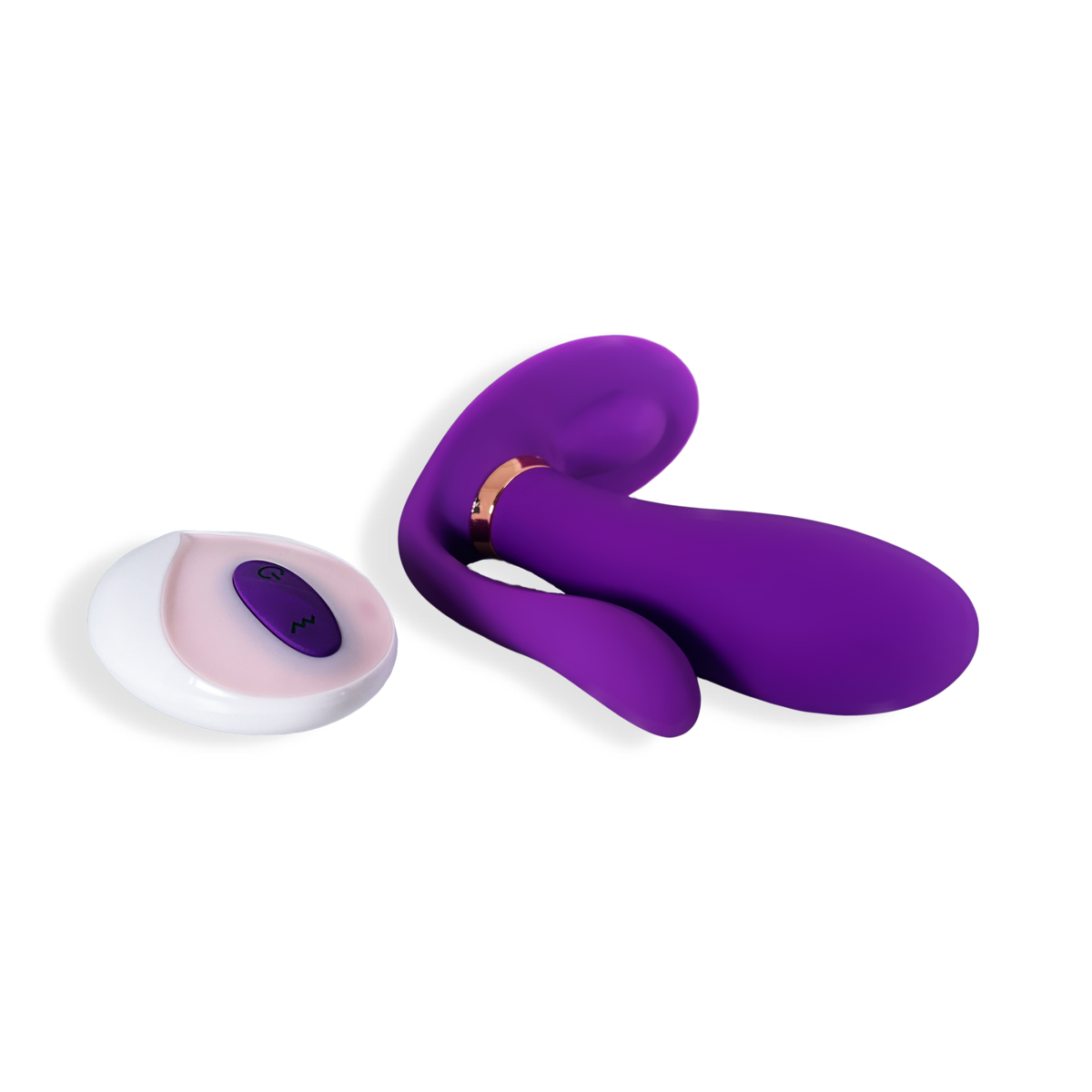 Triple Stimulation Vibrator - Purple Remote Vibrator - Remote Vibe | VV